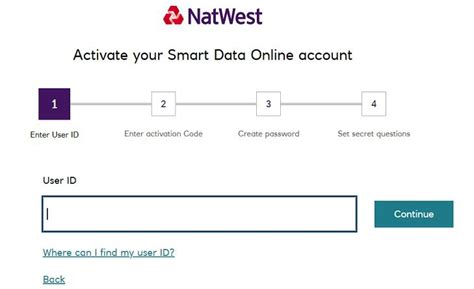 NatWest online activate account